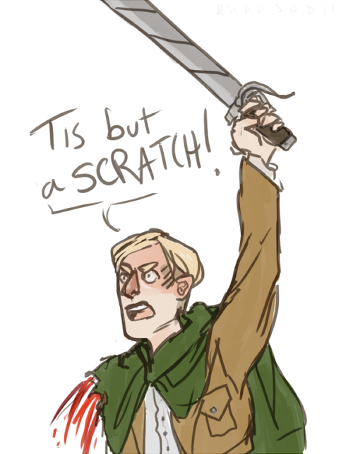 sodii:It’s a flesh wound!!!