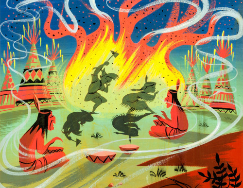 Walt Disney Animation Studios concept art by Mary Blair and Eyvind Earle