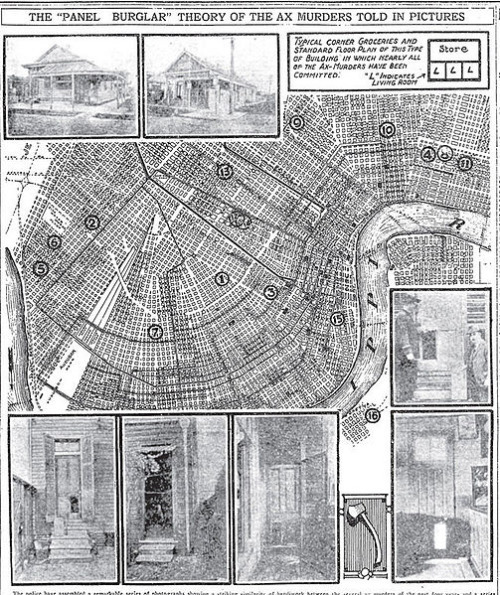 congenitaldisease:  One of the most terrifying serial killers in America’s history is known as the “Axeman of New Orleans”. This shadowy figure kept a whole city in a state of panic for over two years and still remains unidentified. On 23 May, 1918,