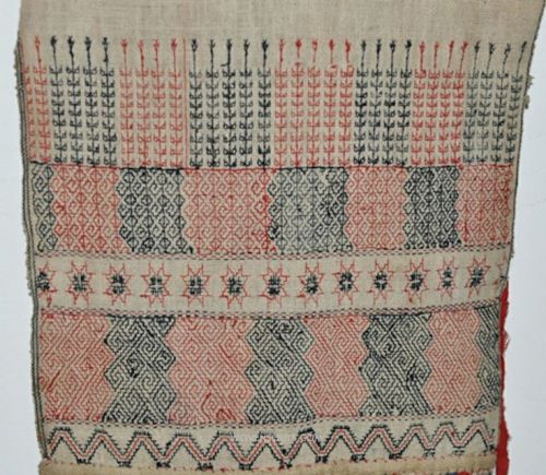 Antique Yao shaman shoulder cloth ( 1, 2, 3)