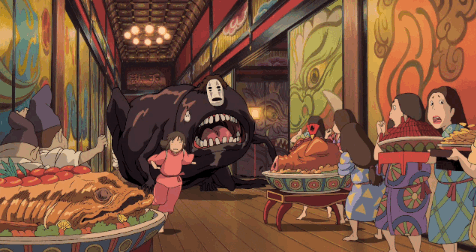 Who Else Remembers This Scene From Spirited Away? No Face Was My Favorite Because Of These Scenes . Reblog