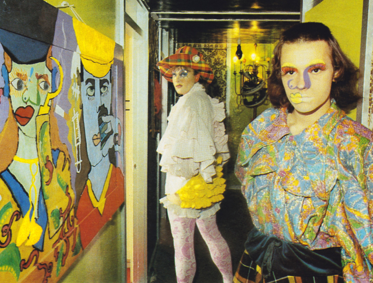 periodicult:
“ Leigh Bowery and Trojan photographed by Steve Pike for i-D magazine, October 1984.
”