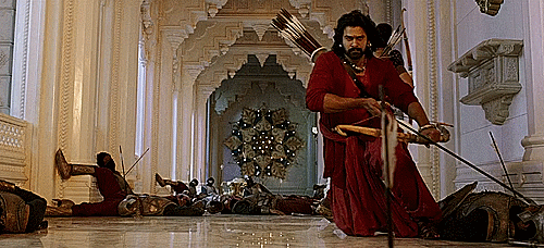 sourcedumal:goldenbollywood:Anushka Shetty and Prabhas in Baahubali: The Conclusion (2017)This is ev