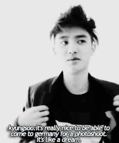 kyungsol: kyungsoo - “die jungs” photoshoot  