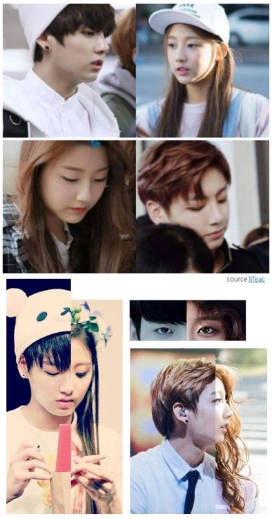 BTS Jungkook and Lovelyz yein similarity received attentionby cute95www.gurupop.com/post