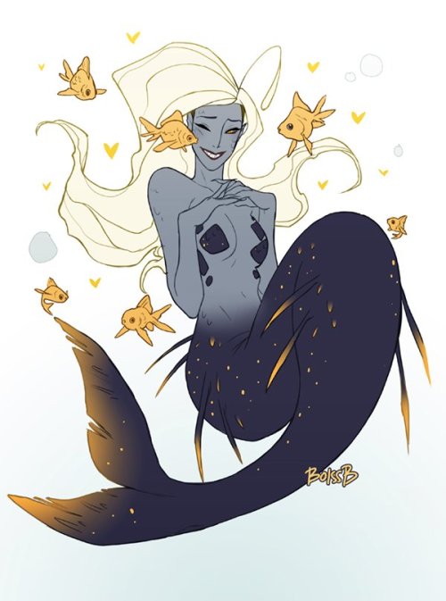 boissb: Happy Mermay! Scary mermaids deserve love too
