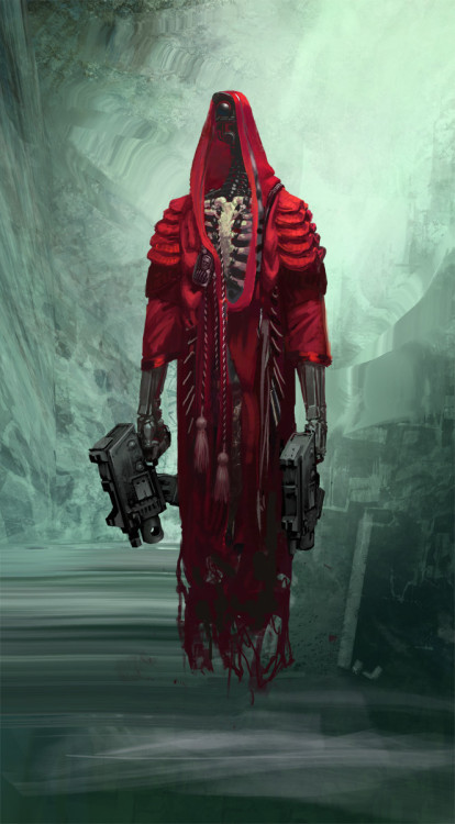 morbidfantasy21:  The Bolthound – sci-fi character concept by Nate Abell  