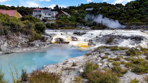 Life on the geothermal fields has many benefits and of course fair few downsides too. Hot steam gush