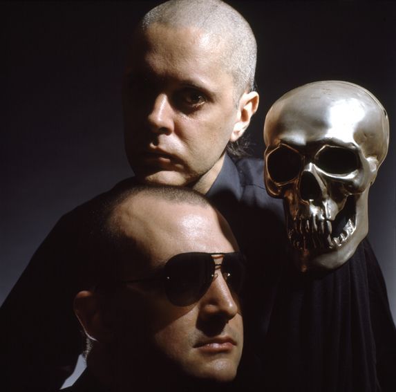 dedecus:  Genesis P-Orridge, Peter (Sleazy) Christopherson by Sheila Rock