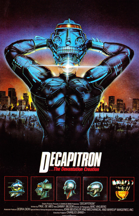 Poster for Charles Band’s Unproduced Decapitron Film