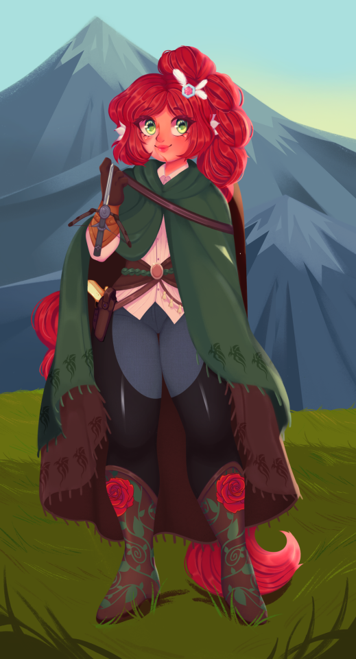This Was A Commission For A Dnd Character. I Absolutely Loved Drawing Her!
