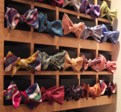 abitofcolor:  Bow ties for Spring 