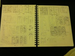All of the kittyformer doujin page roughs