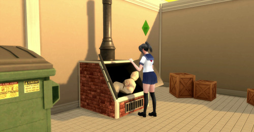 Garbage incinerator v 1.1Hello. I have finished the garbage incinerator. Now your sims can burn an e