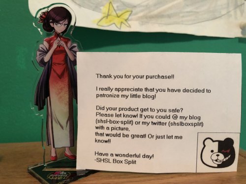 trubbishrubbish: THANK YOU SO MUCH @shsl-box-split !!SHE LOOKS AMAZING!! I&rsquo;m glad to see s