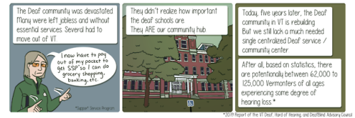 Here’s the comic I made for Seven Days, a Vermont alternate weekly newspaper, about Austine deaf sch