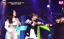 soliseob:  Singer game Ilhoon and Sohyun- 길을 막지마, 땡땡땡 