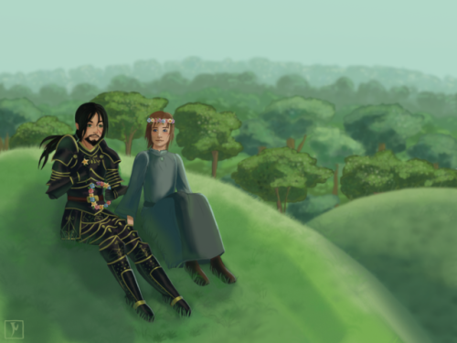 vvanitates:a priest and his knight.I can’t draw backgrounds.