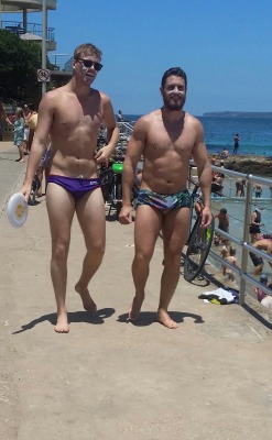 tightgearguys:  Bondi Beach Blast of hotties!!! 