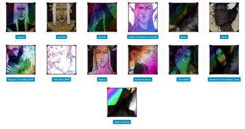And time for OC #PrideMonth2020🏳️‍🌈  I wanted to introduce my characters via sexualities.These are my freshly updated OC icons to get a quick overview of their Pride flags this month (if they don’t have a flag, they’re cishet).My