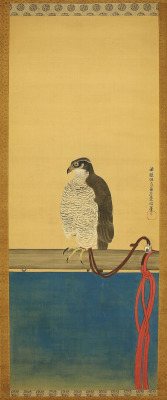 japaneseaesthetics:  “Hawk on Pole” by