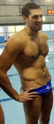 biblogdude:  blackandwhite1789:Greek Water Polo Stud I need to go to Greece