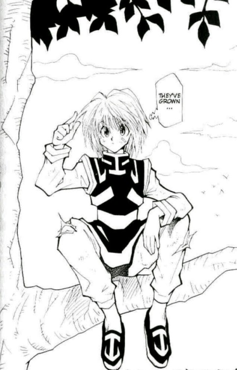 shalnarkonice:  THIS IS SUCH A CLEVER PAGE BECAUSE YOU THINK IT’S ABOUT KURAPIKA BUT THE PANEL TAKES