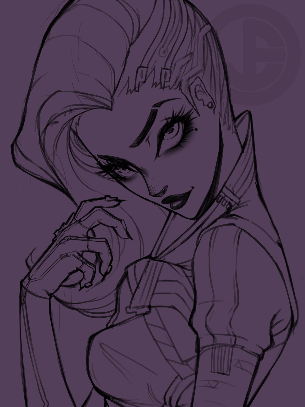 jellyemily:  “HERE I AM!!” screams Sombra…  