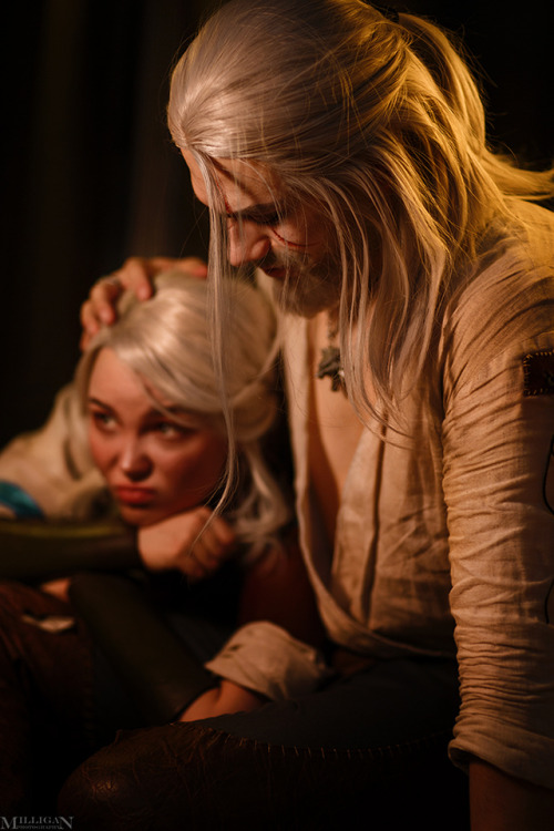 Alexwolf as GeraltMarie_miltn as little Ciriphoto, make-up by mehttps://www.instagram.com/milliganvick/