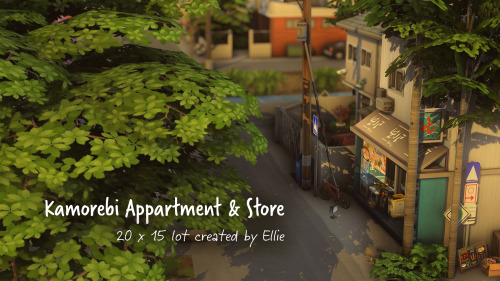 Kamorebi Appartment & Store    CC freeDl (SFS)Don’t forget ‘bb.moveobjects on’ cheat to place th