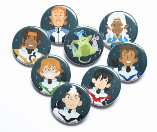 erinwitzel:ENTER FOR A CHANCE TO WIN SET OF VOLTRON PINS! In celebration of new items in my store,