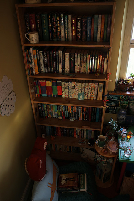 My reading corner on Flickr.