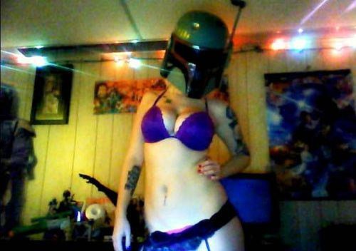 viejospellejos:  Estúpidas y sensuales star wars cosplayers 