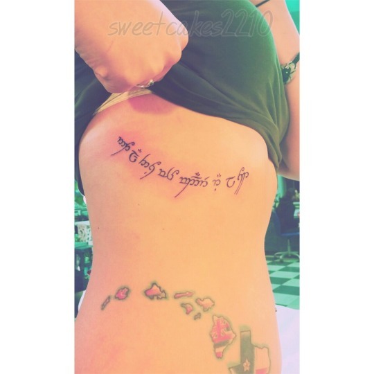 1337tattoos:  My Lord of the Rings tattooI couldn’t be happier with how it turned
