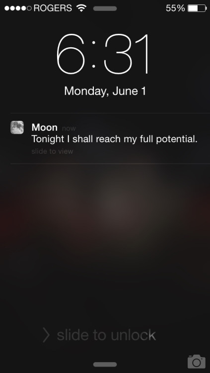 thesylverlining: gaxbe:So I downloaded this app that tells me what phase the moon is in and apparent