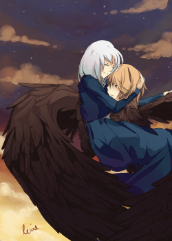 hooray-anime:  Sophie And Howl by Rejuvenesce