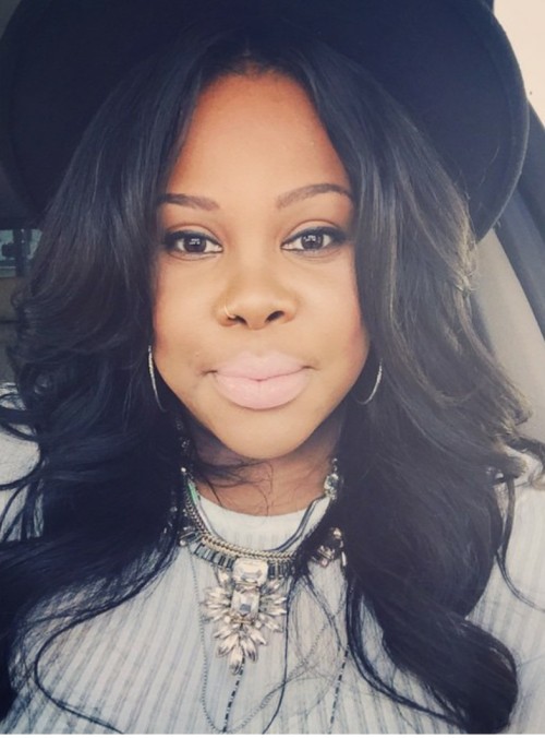 nappyheadedmaiden:Amber Riley: Lipstick Goals