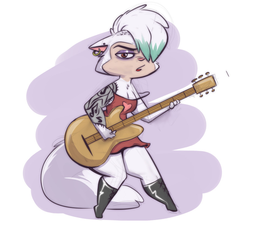 joe-lasko:  Rock Star Mom Sawyer (from Cats Don’t Dance) based on the concept sketch