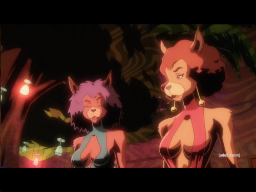 thedeedeedee:These wolf girls from the the wizz like Black Dynamite episode were so cute,  I would be tickled if the next worgen models look like these. So cute  WowThe catgirls in the latter pictures look kinda wonky, but the wolfgirls in the first