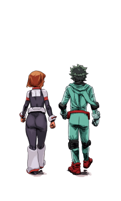 hidekee:  Ochako x Deku #2 by archvermin 