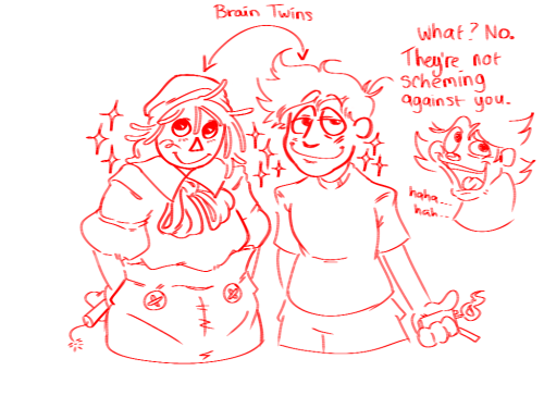 ADDITIONAL DOODLES OF TODAY (the Andy And Gilbert One Be Lazy As Fuck)