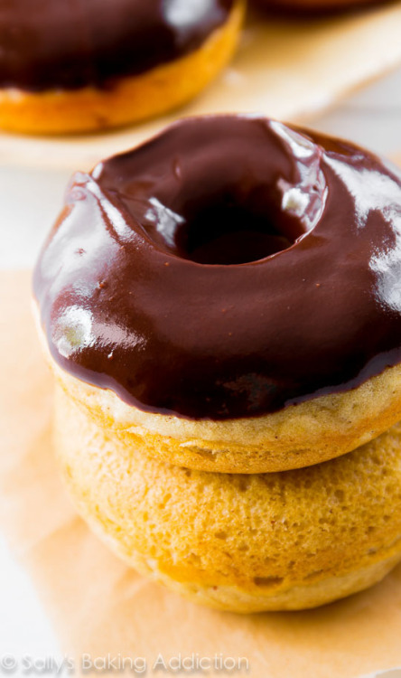 nom-food: Chocolate frosted donuts
