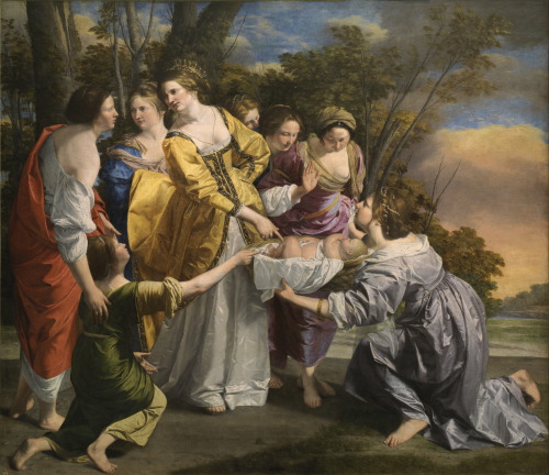 Moses saved from the waters by Orazio Gentileschi, 1633
