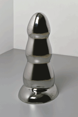 Paul McCarthy, Stainless Steel Butt Plug, 2007. Polished stainless steel, 35 x 22 x 16 inches (88.9 x 55.88 x 40.64 cm) HOMO WANT!