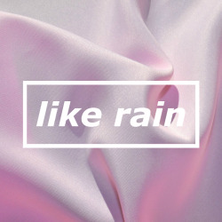 aesthletes:   like rain: a playlist of mostly