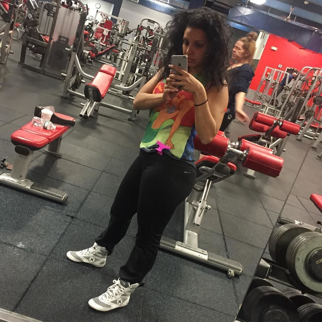 Rough workout today.  Can you tell by my hair? 😂💪🏽 #npc #bikini #fit #fitness