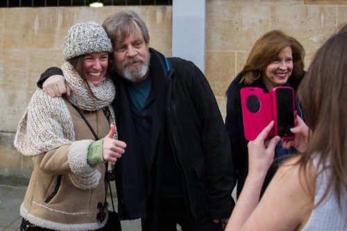 workfornow:jady2007:https://www.facebook.com/itsmarkhamill/Mark Hamill and his family arrive at Camb