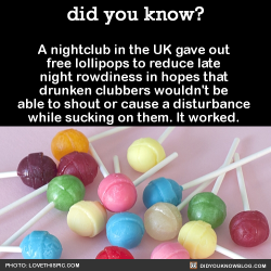 Did-You-Kno:  The Owner Of The Club Had Decided To Give Away Different Flavors Of