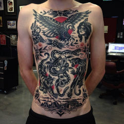 thievinggenius:  Tattoo done by Aaron Ashworth.https://instagram.com/aj_tattoo/