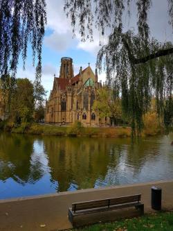 i-traveltheworld:    Johanneskirche am Feuersee in Stuttgart, Germany😍